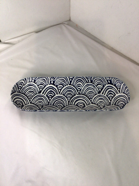 Blue/White Ceramic Tray