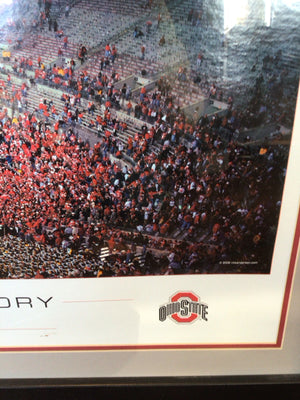 OSU Stadium As Is Framed Art