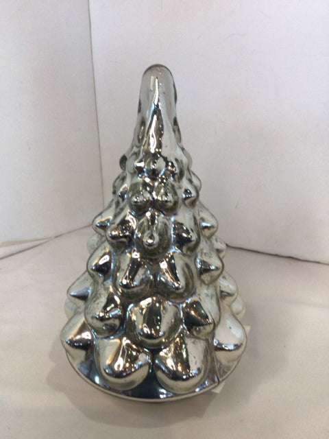 Christmas Silver Mercury Glass Tree Holiday Item