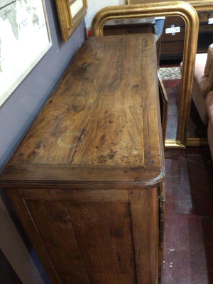 Wood 2 Drawers 2 Door Brown Buffet/Sideboard