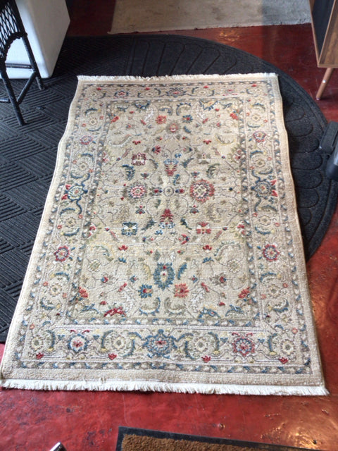 Ralph Lauren Polyester Cream/Multi Rug