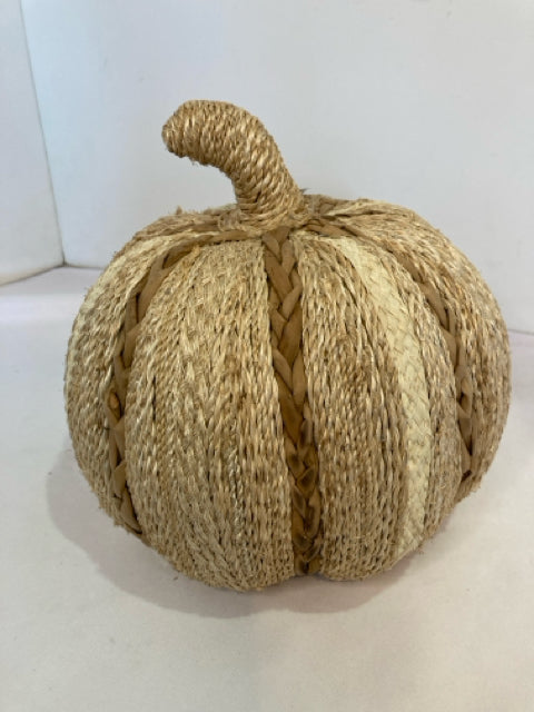 Autumn Natural Jute Pumpkin Figurine