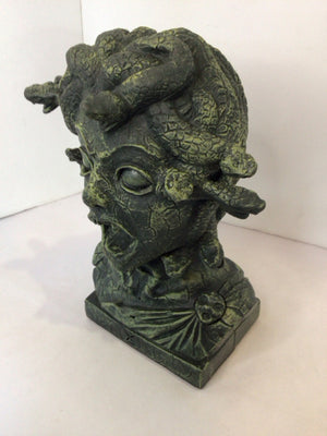 Halloween Green Rubber Battery Operated Face Holiday Item