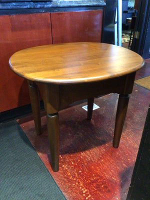 Side Wood Amish Brown Table