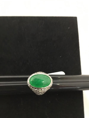 Green Rhinestone Ring