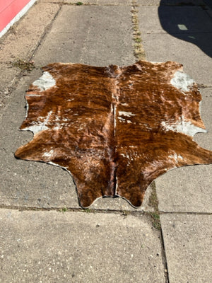 Cowhide Brown/black Rug