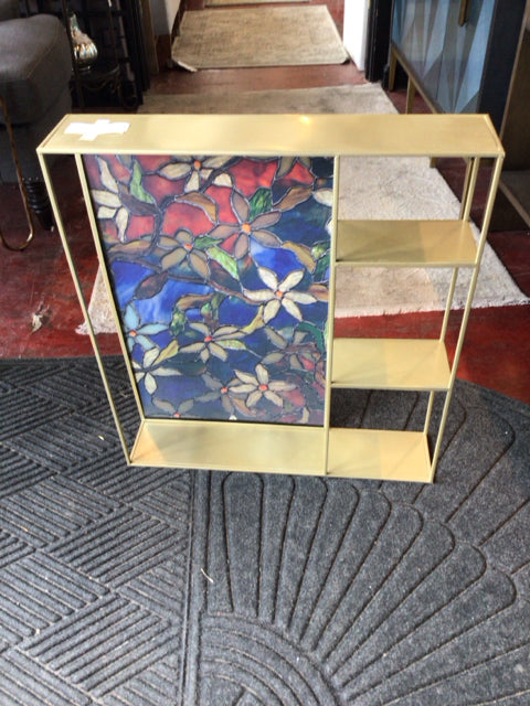 Hanging Gold Metal Shelf