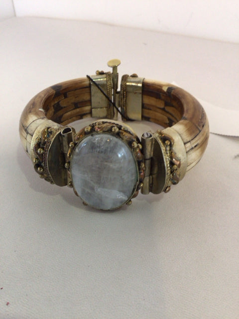 White Moonstone Bracelet