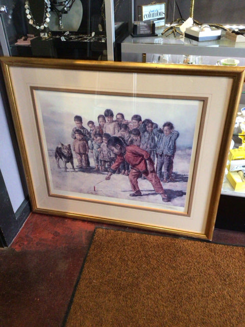 Numbered Multi-Color Children Framed Art