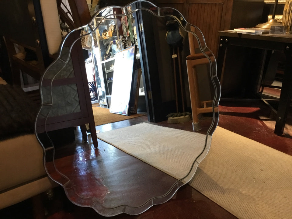 Wall Hanging Silver Mirror