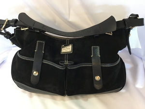 Dooney and Bourke Suede Black Purse