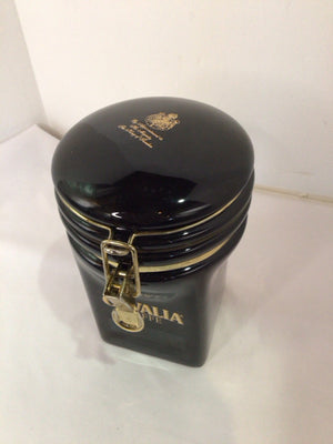 Black Ceramic Canister