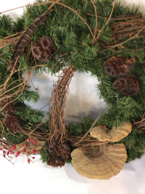 Brown/Green Grapevine Wreath