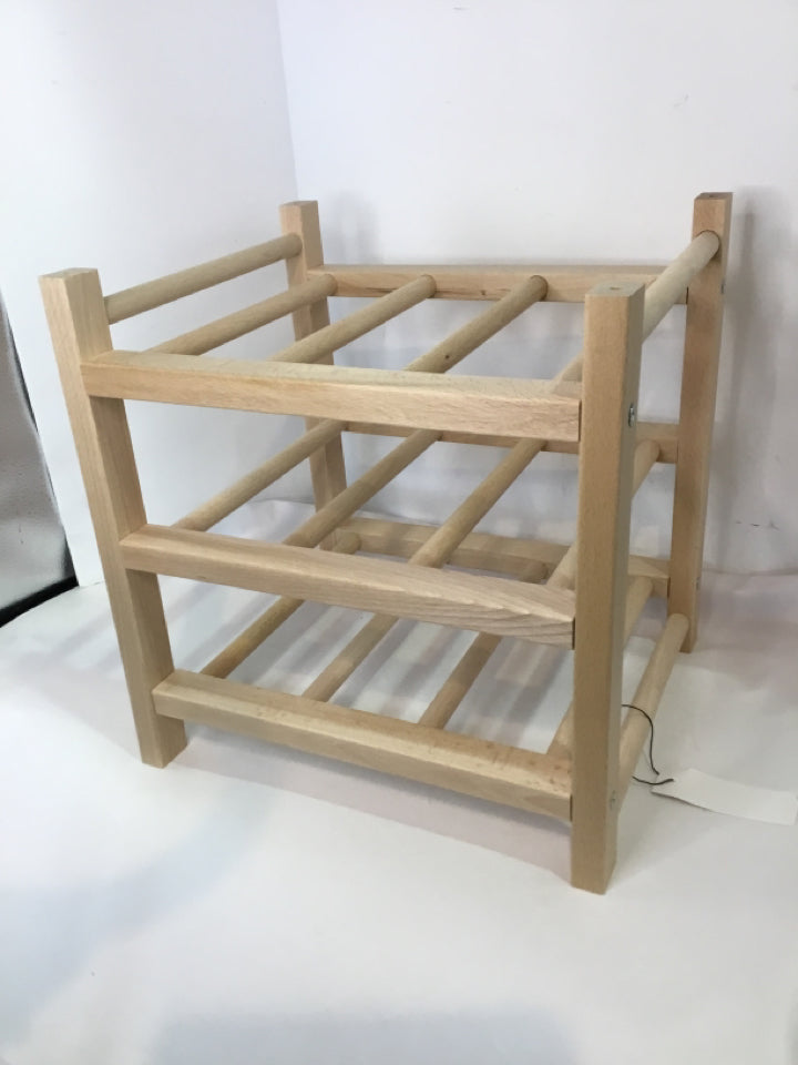 IKEA Table Top Light Wood Wine Rack