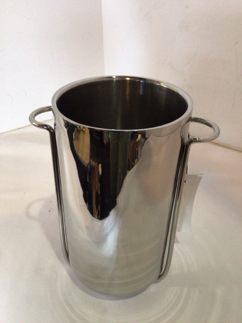 West Elm Silver Stainless Steel Ice Bucket