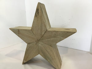 Rustic Brown Wood Star Misc