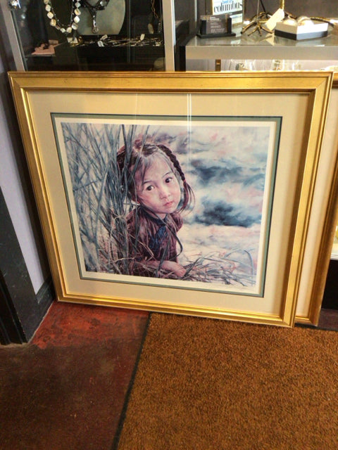 Numbered Multi-Color Children Framed Art