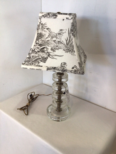Vintage Clear Lucite Lamp