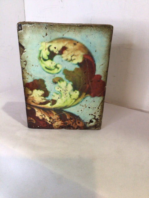 Sid Dickens Tile Ceramic Blue/Brown Wall Decoration Art