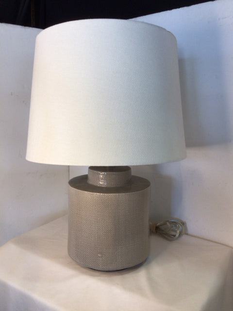 Gray Ceramic Lamp