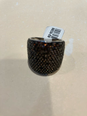 Brown Rhinestone Ring