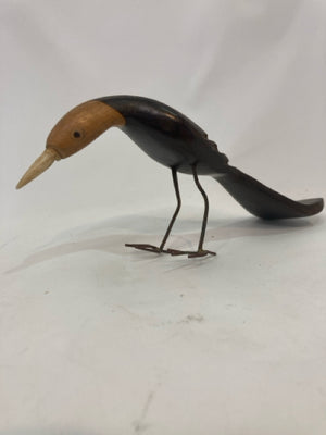 Wood Bird Figurine