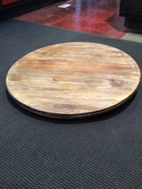 Rustic Wood Lazy Susan