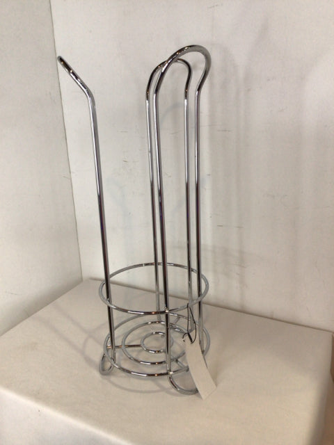 Toilet Paper Holder Silver Metal Bathroom Access