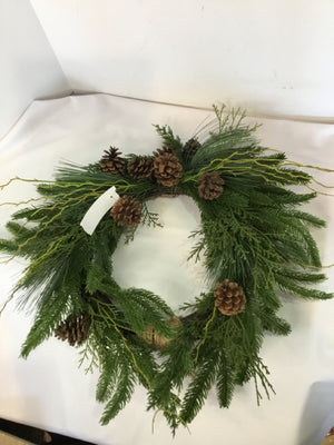 Wreath Green Pine Pine Cone Holiday Item