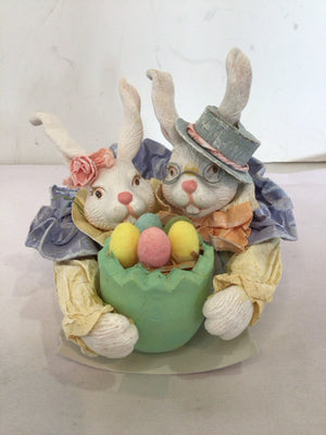 Easter Pastel Bunnies Holiday Item