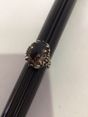 Brown Rhinestone Ring