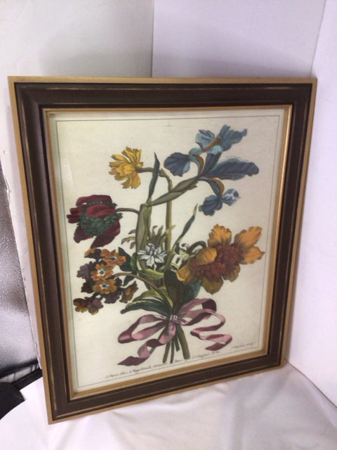 Botanical Multi-Color Floral Framed Art