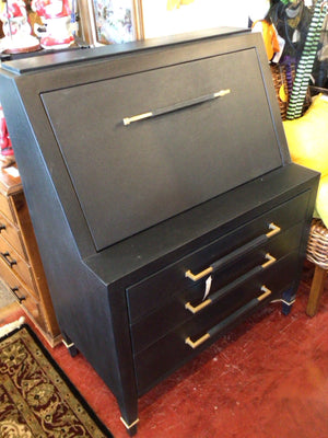 7D3NQ7EM  Currey & Co. Desk Wood Black Secretary