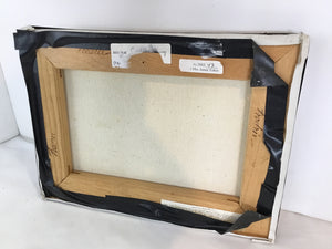Original White/Red Woman Framed Art