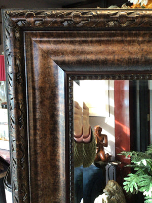 Bronze Beveled Mirror