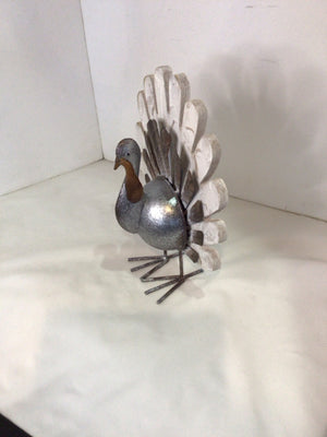 Fall Wood/Metal Turkey Holiday Item