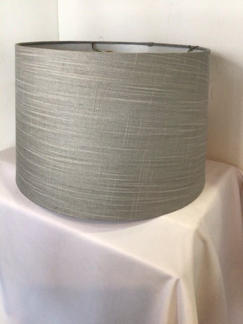 Gray Round Lamp Shade