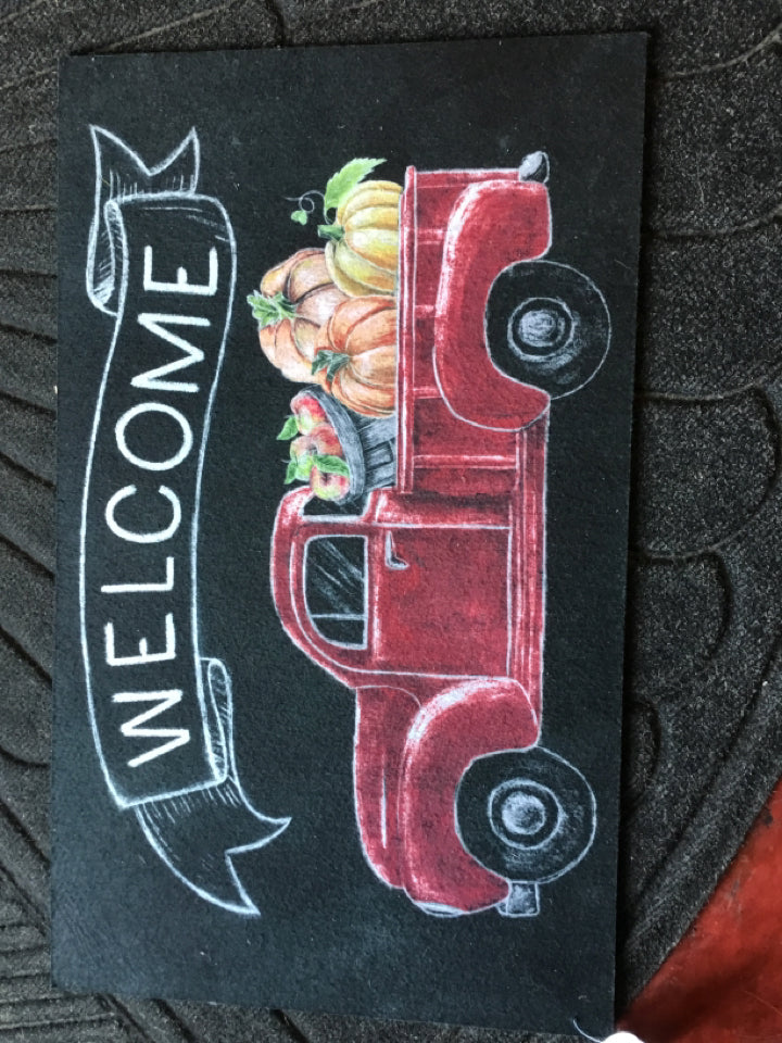 Throw Rubber Truck Rug