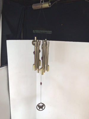 Black/Gold Wood/Metal Wind Chime