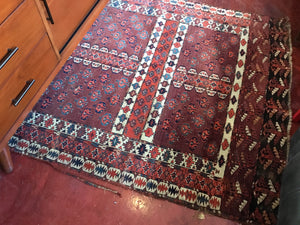 Vintage Silk AS IS Red/Multi Rug