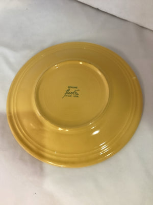 Fiesta Vintage Yellow Ceramic Plate