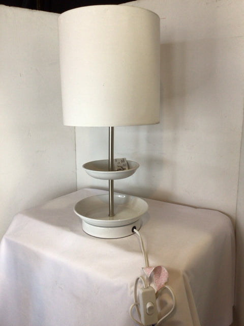 White Metal Lamp