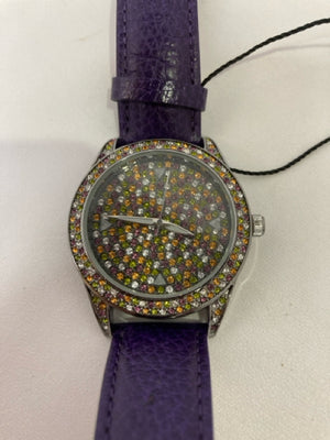 Purple Rhinestone Watch
