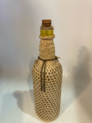 Funky Tan Glass Necklaces Bottle