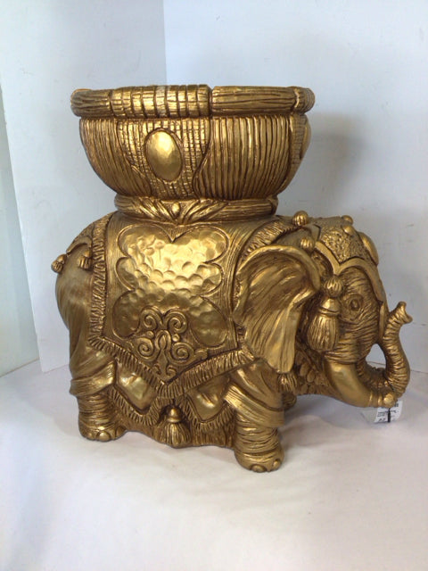 Statue Gold Resin Planter