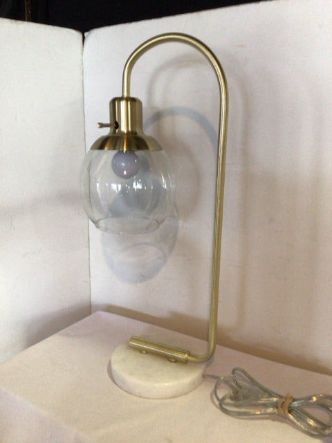 Brushed Gold Arched Lamp