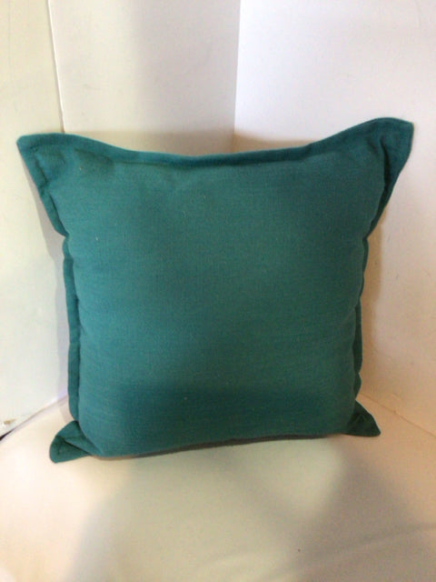 Teal Cotton Tea Pillow