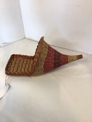 Brown Seagrass Wall Pocket