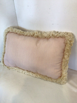 Sunbrella Pink Polyester Pillow