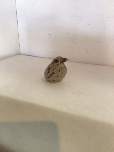 Andersen Design Tan/White Pottery Bird Sculpture